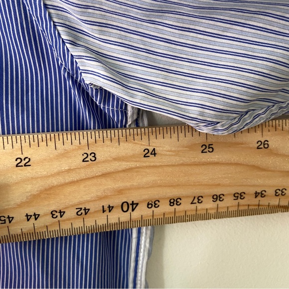 Norse Projects Carsten Poplin Shirt Stripe Multi Size Blue Large - Picture 7 of 10